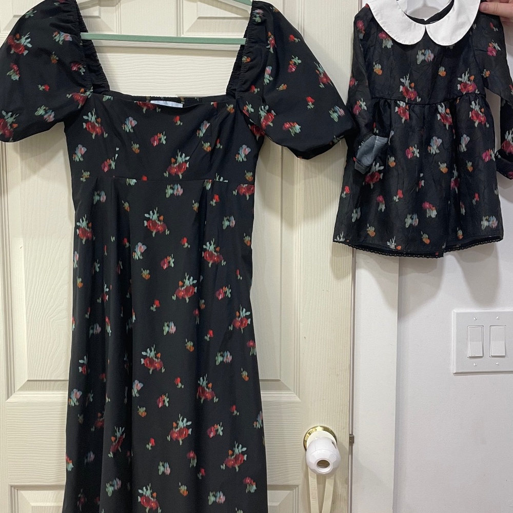 Hill house Matilda dress with matching toddler dress, Mommy and me